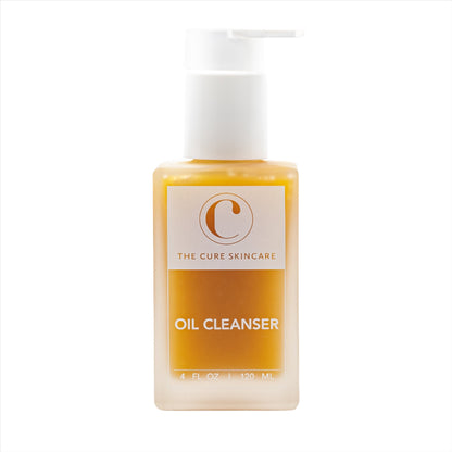 The Cure Skincare Oil Cleanser, Plant-Based Face Wash with Sea Moss