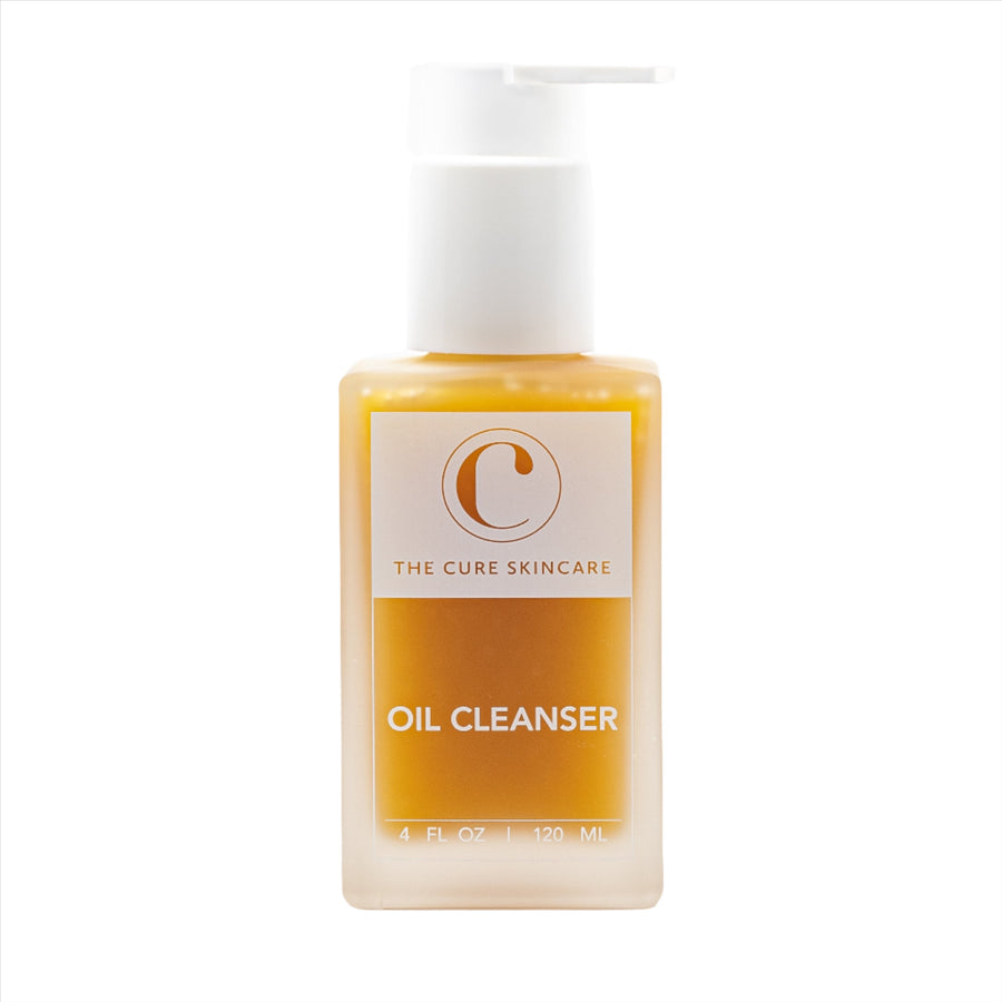 The Cure Skincare Oil Cleanser, Plant-Based Face Wash with Sea Moss