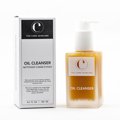 The Cure Skincare Oil Cleanser, Plant-based Face Wash with Sea Moss