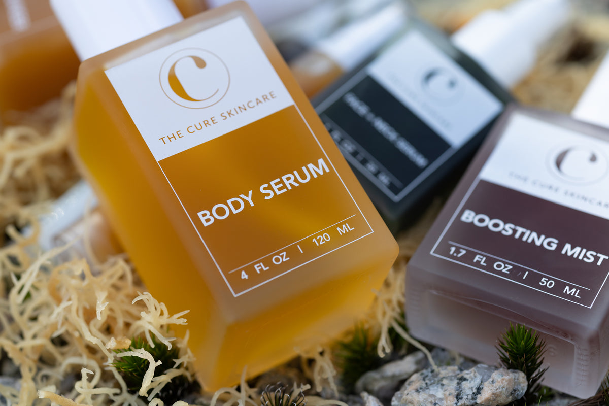 The Cure Skincare Body Serum, Plant-based Body Serum with Sea Moss